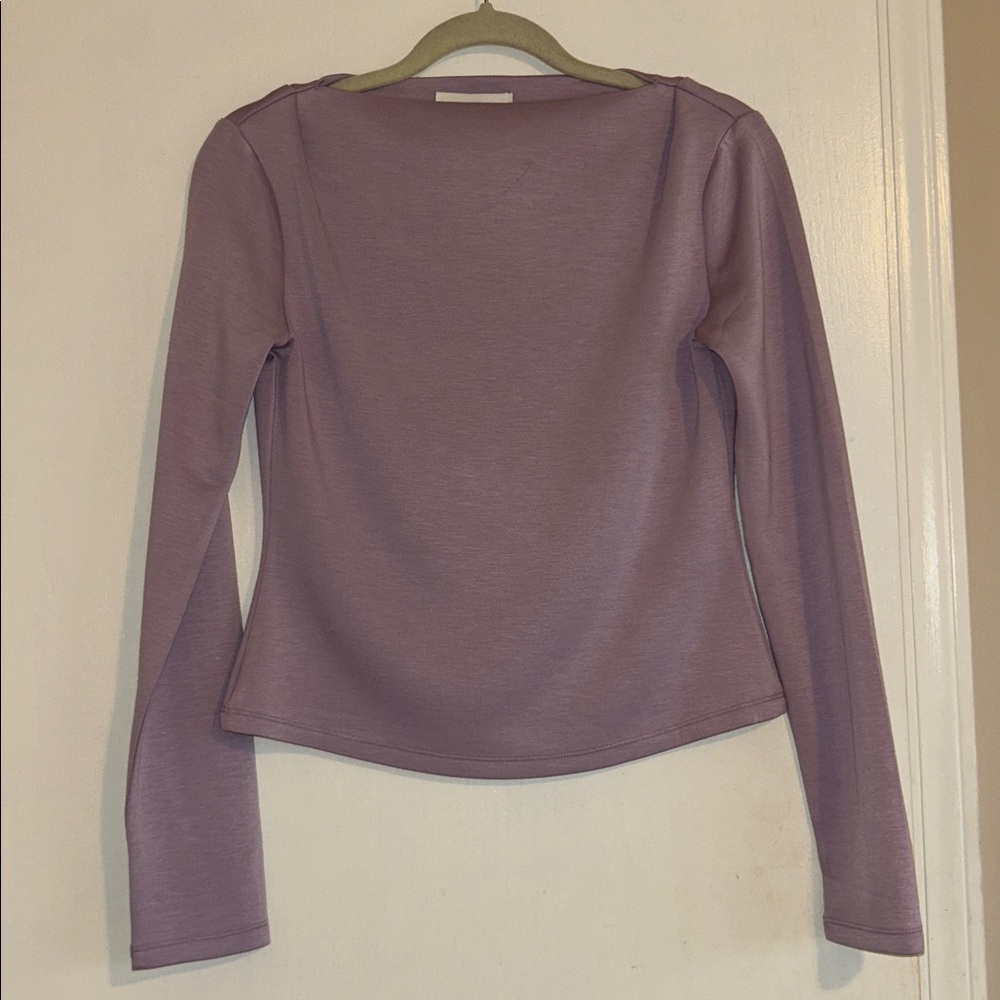 Banana Republic Factory Lilac Long Sleeve Women's Top